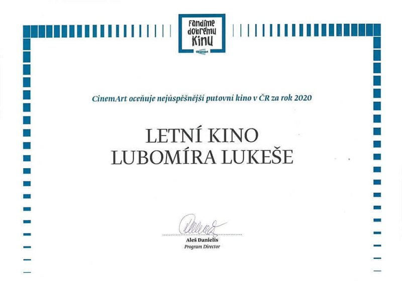 Ocenění CinemArt 2020