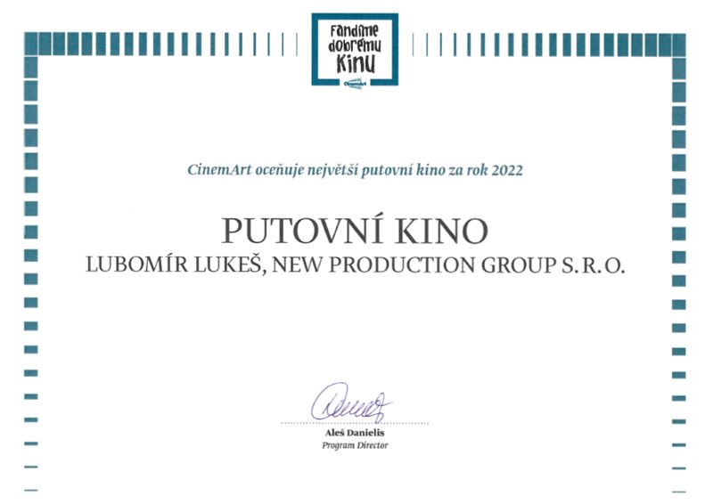 Ocenění CinemArt 2022